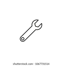 Gear, settings or cog vector icon on a white background.