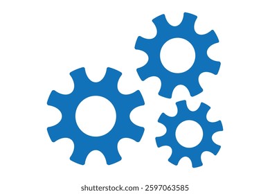 Gear settings icon . gear icon. cogwheel icon. vector illustration eps 888.