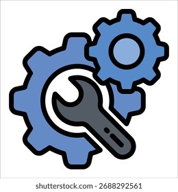 Elemento De Ícone De Configurações De Engrenagem Para Design