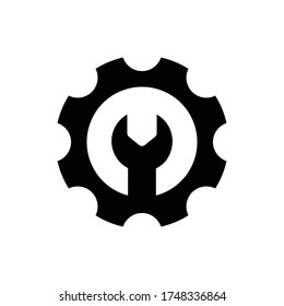 gear settings icon eps 10, gear settings vector template