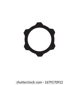 Gear Settings Icon Vector Design Template