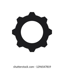 Gear settings icon. Gear vector eps10.