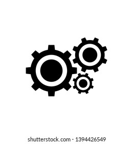 Gear Settings Icon Vector Illustration - Vector