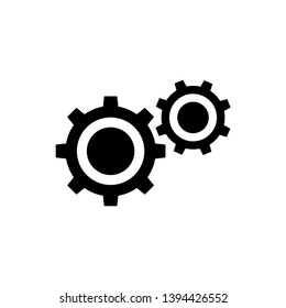 Gear Settings Icon Vector Illustration - Vector