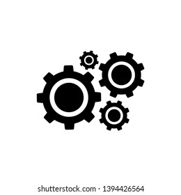Gear Settings Icon Vector Illustration - Vector