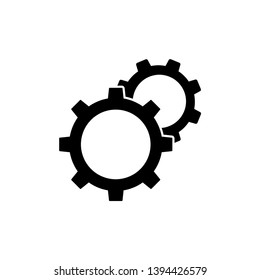 Gear Settings Icon Vector Illustration - Vector