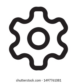 gear settings icon vector illustration