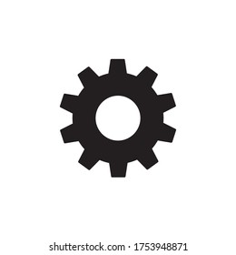Ilustración del vector de iconos de configuración de engranajes