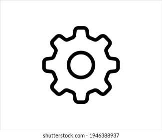 Gear Settings Icon Vector Illustration