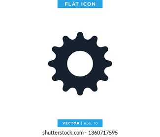 Gear, Settings Icon Vector Logo Design Template