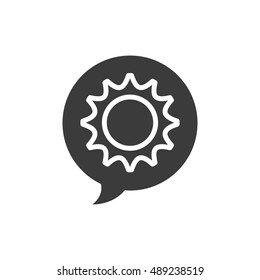 gear settings isolated icon vector illustration design