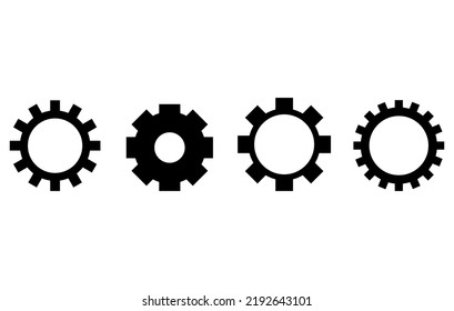 gear settings vector design illustration isolated on white background