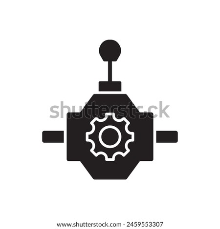 Gear Shift Icon Sign Symbol