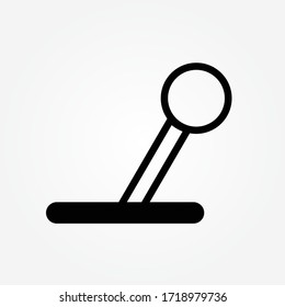 Gear shift icon vector illustration