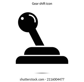 gear shift icon vector illustration graphic on background