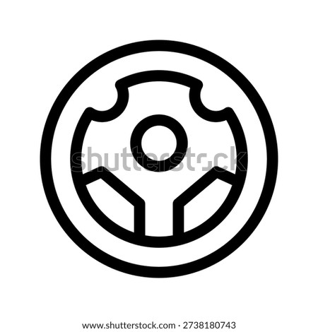 Gear Shift Icon Vector Symbol Design Illustration