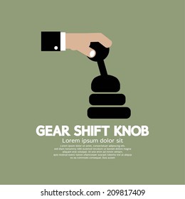 Gear Shift Knob Vector Illustration