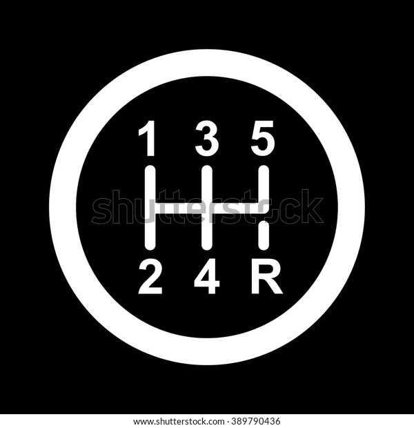 Gear Shifter Icon Stock Vector (Royalty Free) 389790436 | Shutterstock