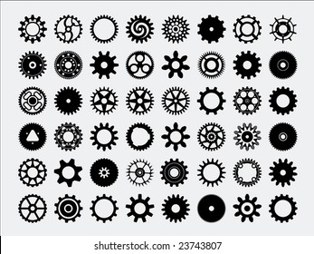 Gear Silhouettes