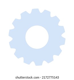 Gear simple icon. Vector illustration