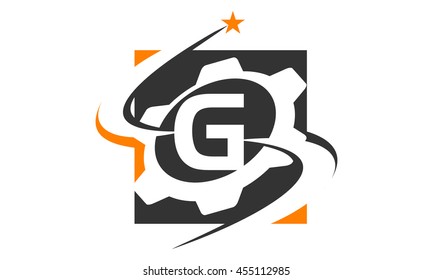 Gear Solution Logo Letter G