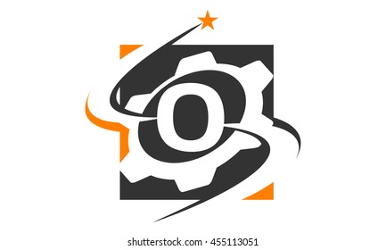 Gear Solution Logo Letter O