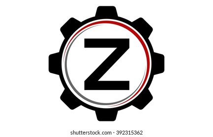 Gear Solution Logo Letter Z