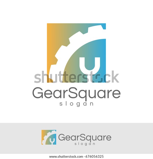 gear square initial\
Letter Y Logo design