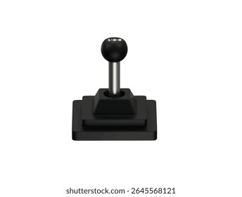 gear stick icon 3d illustration render