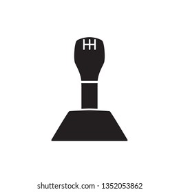 gear stick icon- vector illustration