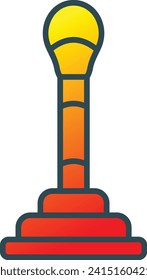 Gear Stick vector icon. Can be used for printing, mobile and web applications.