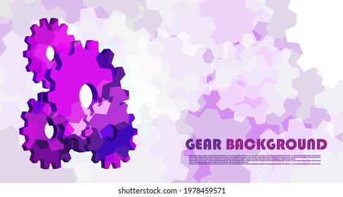Gear Style High Tech Engineering Technology For Work Wear Background EP.5.Used to decorate on message boards, advertising boards, publications and other works