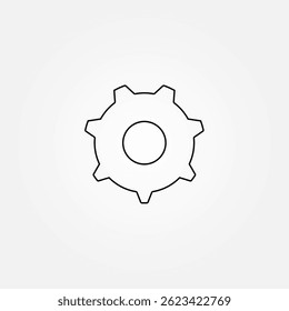 gear symbol icon ilustration vector eps 10 logo template