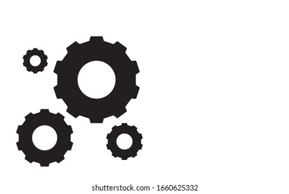 Gear symbol, Gear icon tool icon for web application or UI.