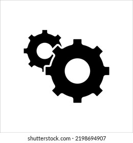 Gear Symbol Icon Vector Design Illustration