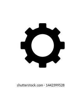 Gear symbol icon vector illustration