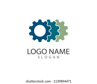 Gear symbol illustration