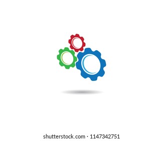 Gear symbol illustration