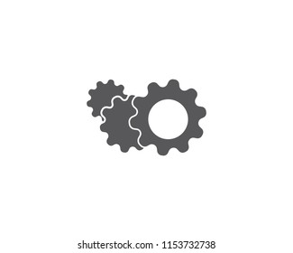 Gear symbol illustration