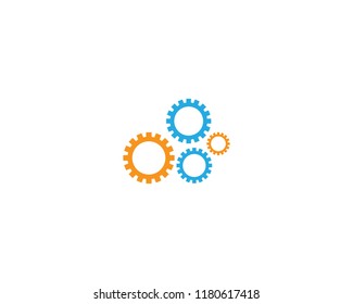 Gear symbol illustration
