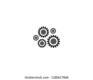 Gear symbol illustration