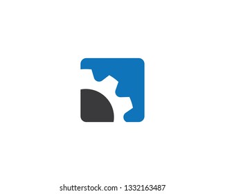 Gear symbol illustration