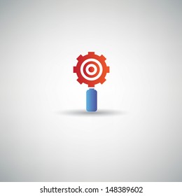 Gear symbol,vector