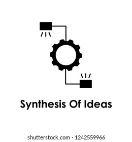 gear, synthesis of ideas icon. Element of business icon for mobile concept and web apps. Detailed gear, synthesis of ideas icon can be used for web and mobile