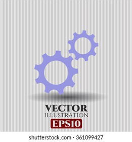 Gear (Team work) symbol