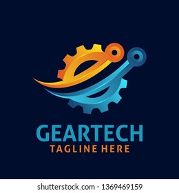 Gear tech logo design