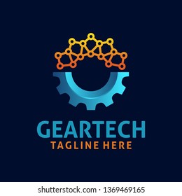 Gear tech logo design