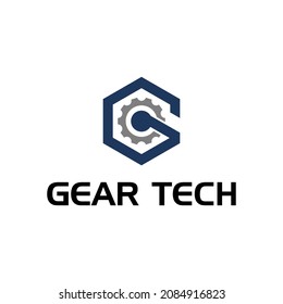GEAR TECHNOLOGY ICON LOGO DESIGN