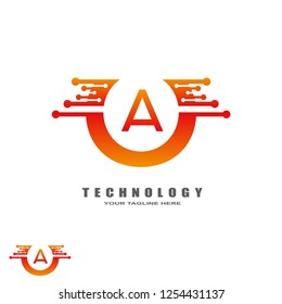 Gear technology logo, industrial emblem,sign,symbol,vector logos for business corporate, team work,factory icon, connection, mechanical engineering, machine, illustration element, A