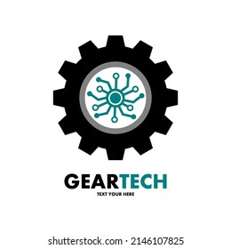 Tecnología Gear adecuada para el concepto de negocios, tecnología, Internet y red. Sistema de procesos de tecnología de software de automatización